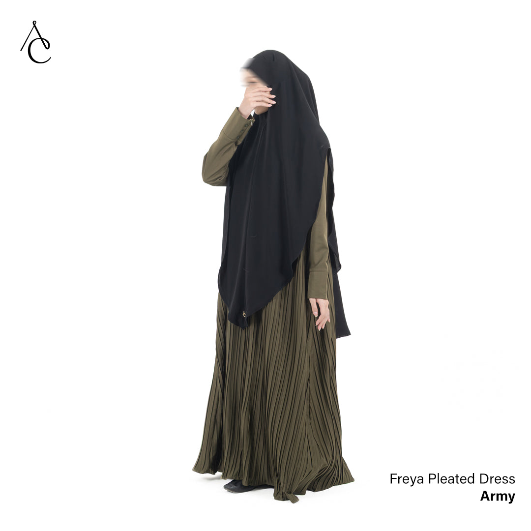 Freya Pleated Dress